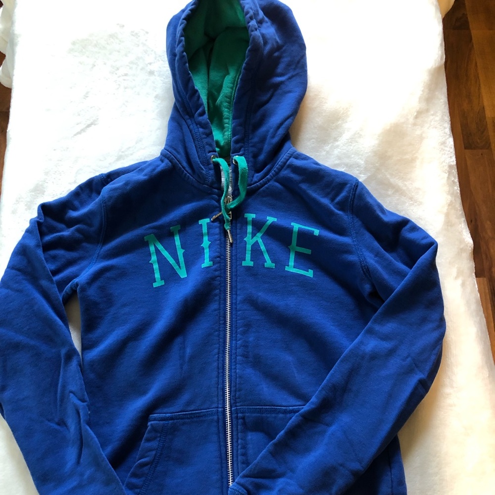 Nike zip-up hoodie size S